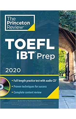 Princeton Review TOEFL iBT Prep with Audio CD, 2020 (COLLEGE TEST PREP) Paperback
